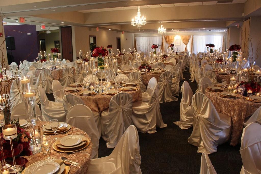 Wedding reception room